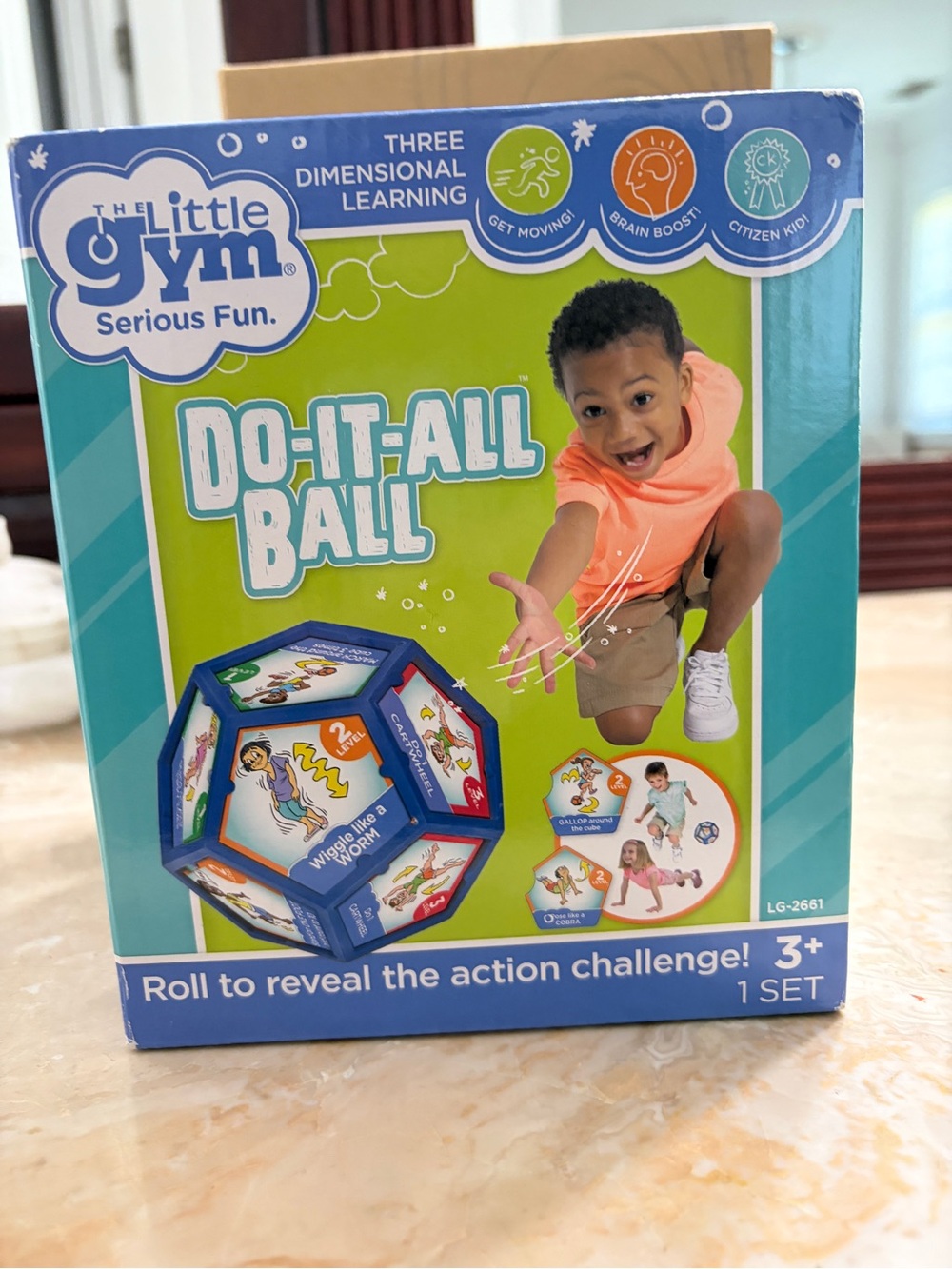 Little Gym Do-It-All Ball Kids Activity Toy - Blue/Green
